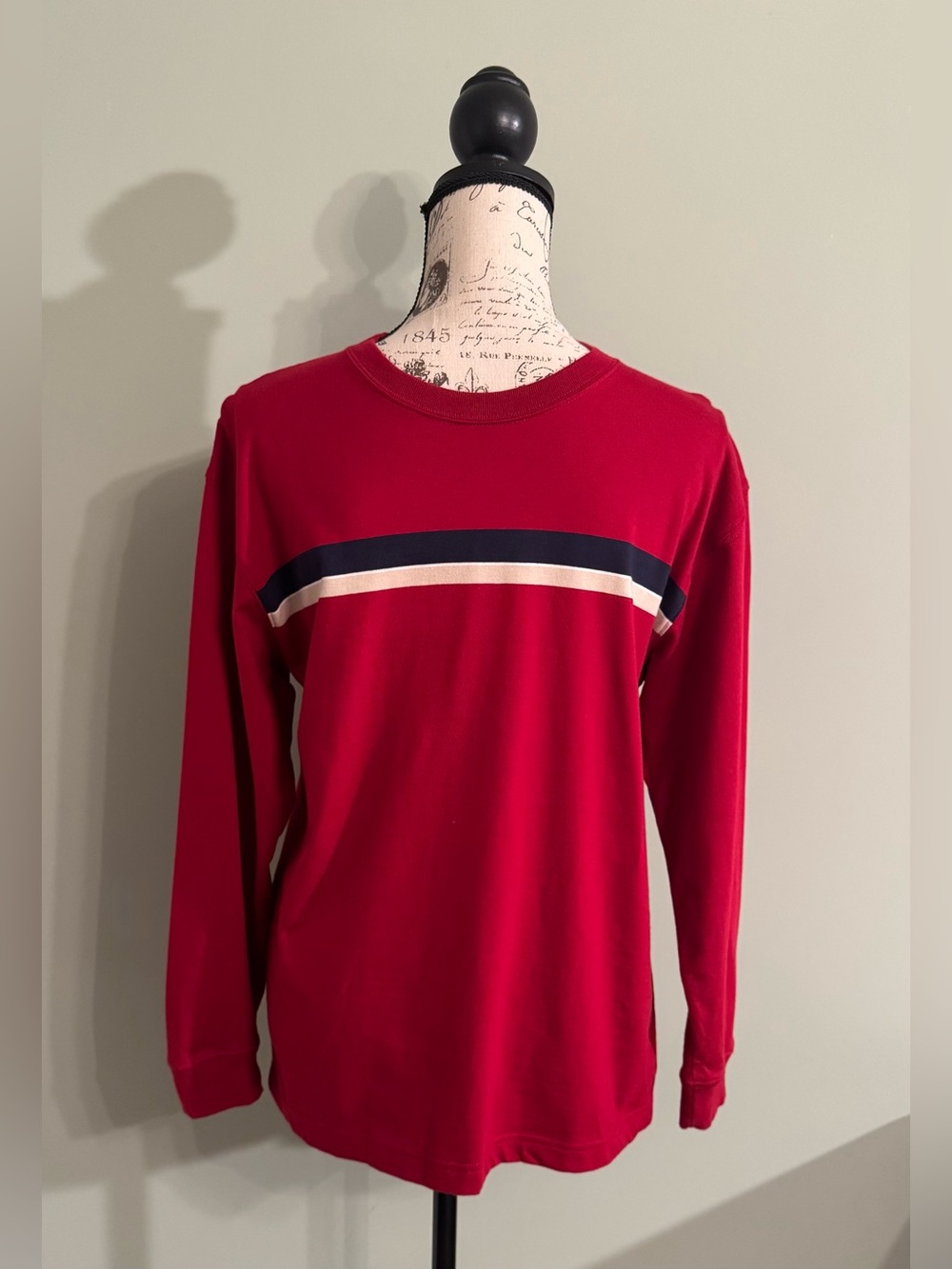 Old College Inn Vintage Collection Red Long Sleeve Shirt Boys Size Large